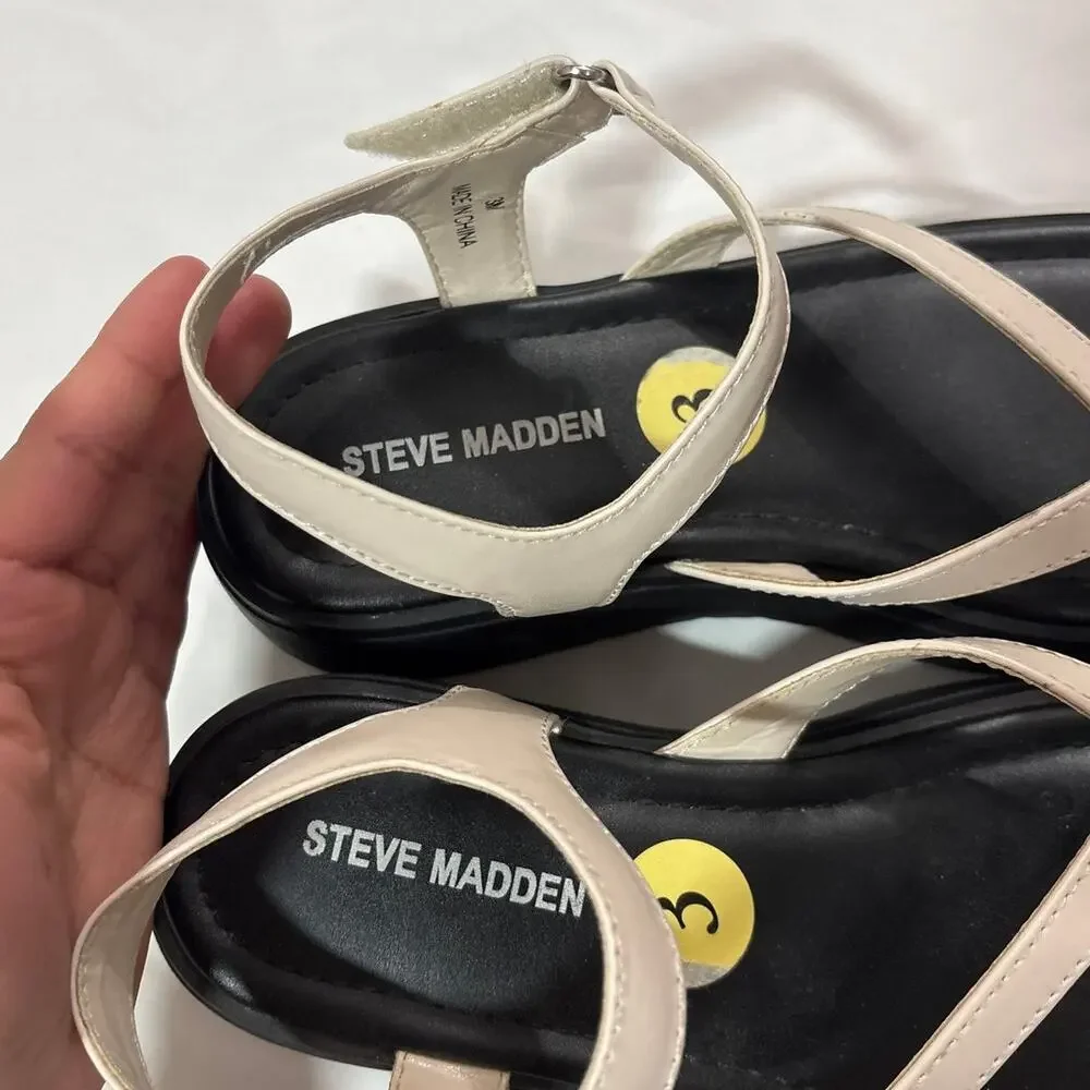 Steve Madden Kids Girls 3 Youth Platform Sandals Strappy Chunky Summer Vacation